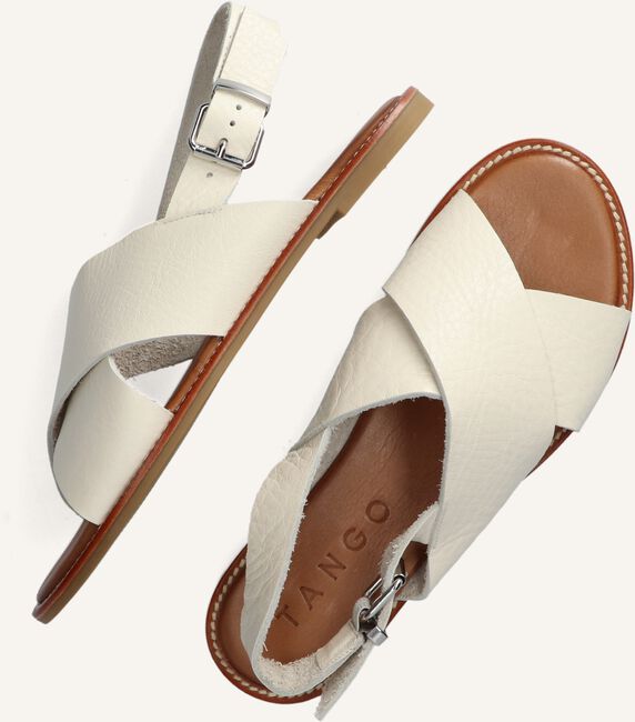 Witte TANGO Platte sandalen TYRA Witte TANGO Platte sandalen TYRA - large