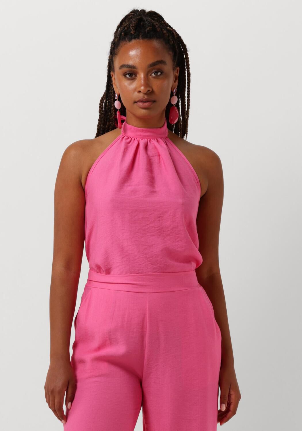 Freebird Roze Mouwloze Top Belen Pink Dames