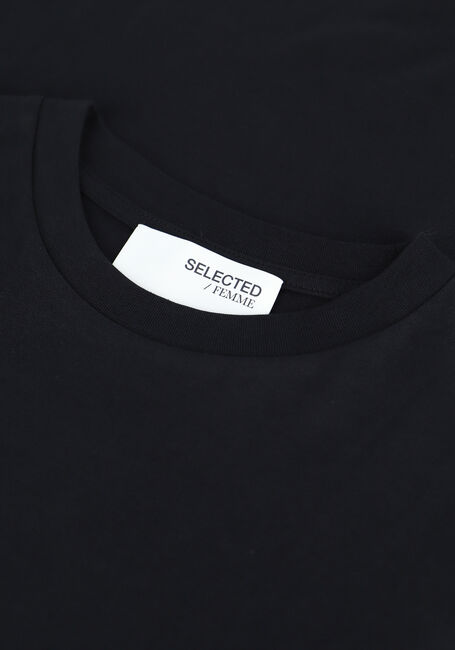 Zwarte SELECTED FEMME T-shirt SLFMY PERFECT SS TEE BOX CUT B - large