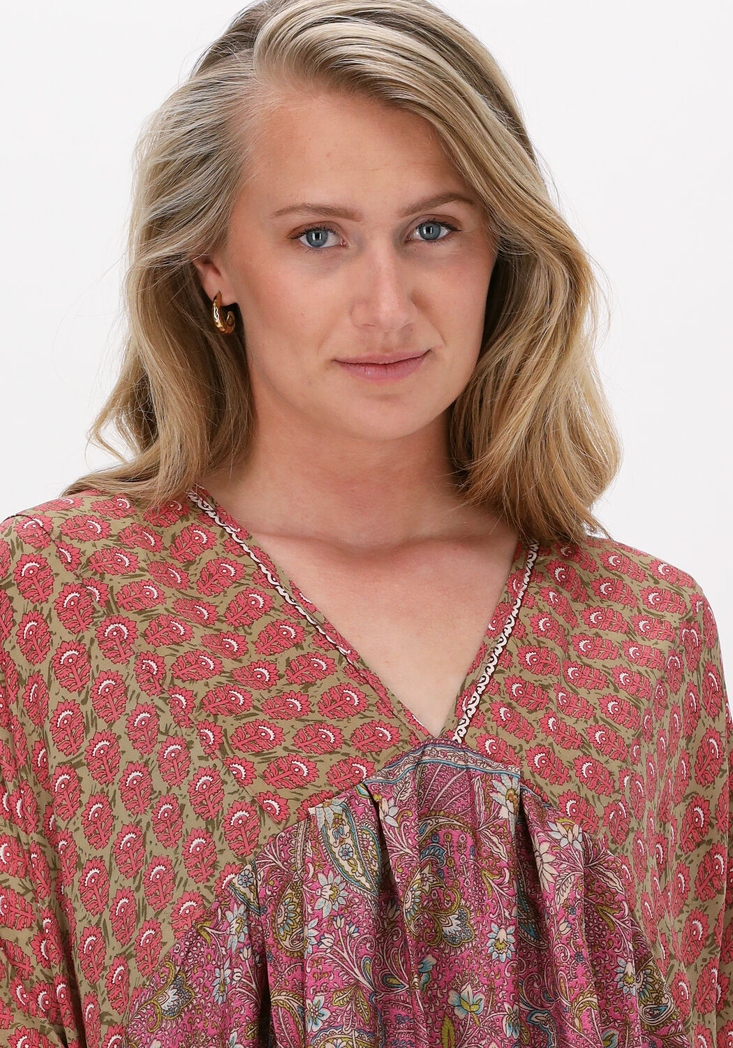 Roze SISSEL EDELBO Maxi jurk MADONNA MIX CAFTAN