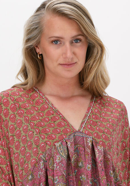 Roze SISSEL EDELBO Maxi jurk MADONNA MIX CAFTAN - large