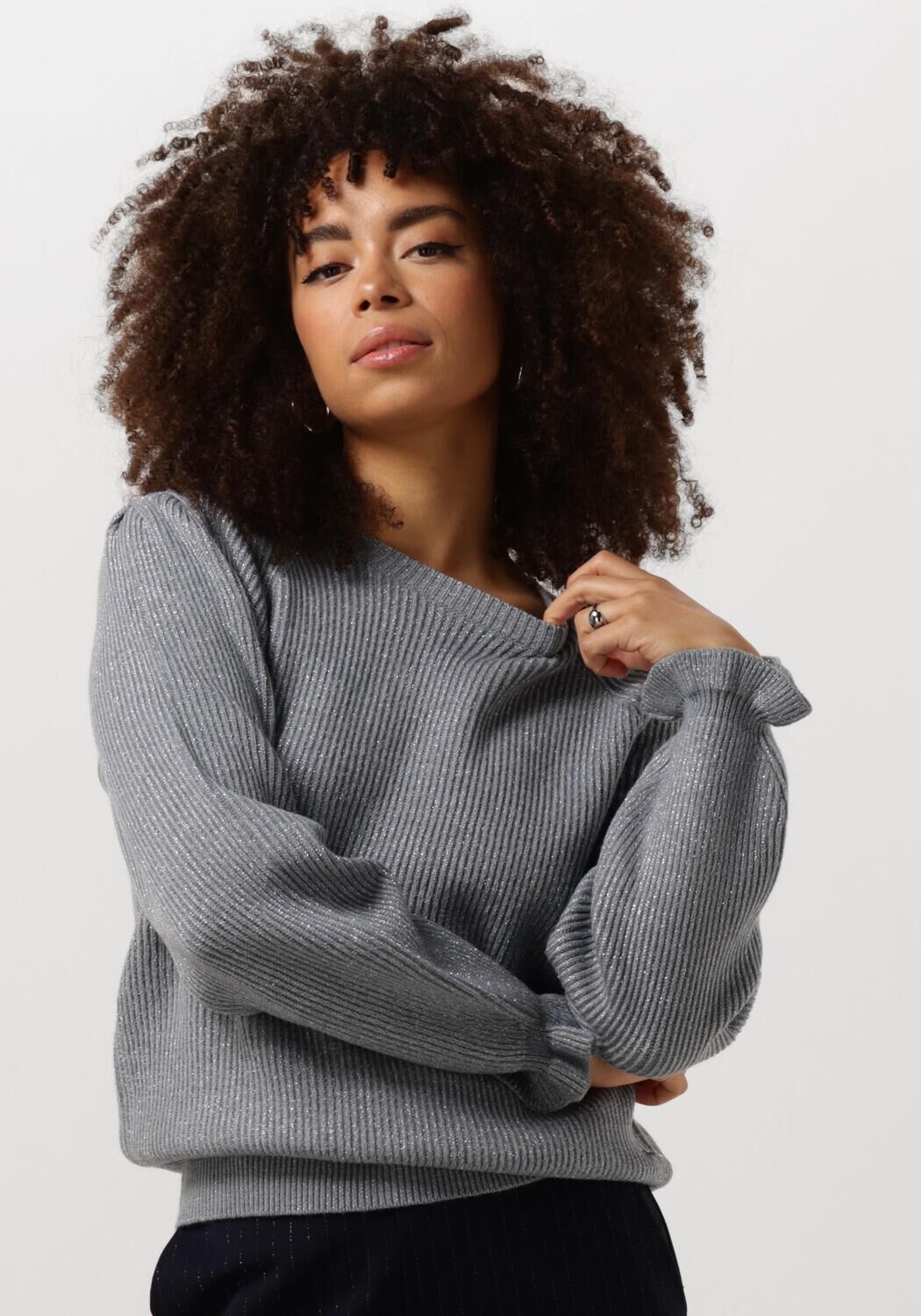 NUKUS Dames Truien & Vesten Fancy Pullover Sleeve Blauw