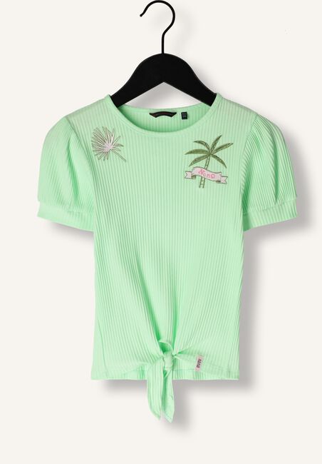 Groene NONO T-shirt KOMY RIB JERSEY TSHIRT WITH KNOT Groene NONO T-shirt KOMY RIB JERSEY TSHIRT WITH KNOT - large