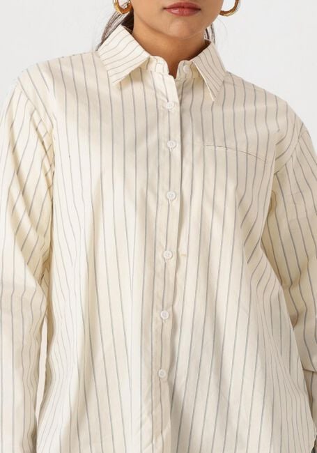 Creme WITHBLACK Blouses WBLELVOR LS SHIRT - large