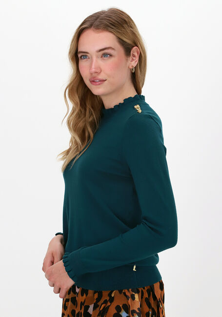 Groene FABIENNE CHAPOT Trui MOLLY FRILL PULLOVER - large