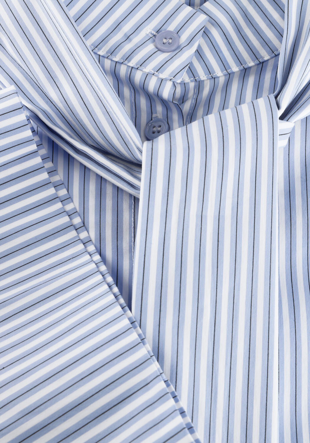 Lichtblauwe MINUS Blouses MSSKYE SHIRT - large