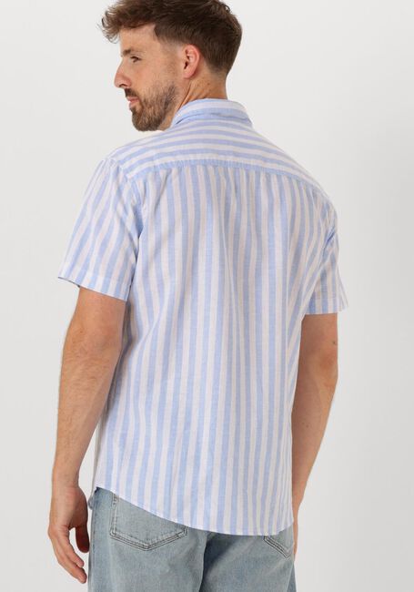 Blauwe SELECTED HOMME Casual overhemd SLHREG-SUN SHIRT SS NOOS - large