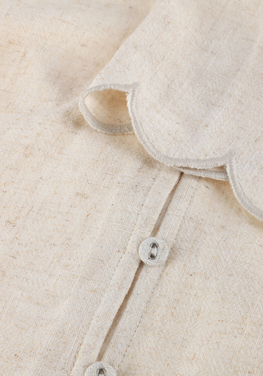 Beige OBJECT Vest OBJSANNE 2/4 LO V-NECK TOP - large