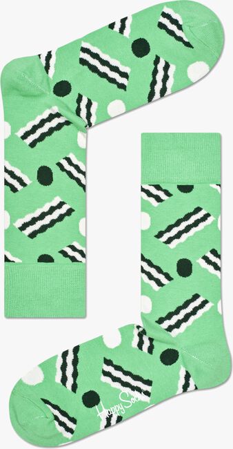 Groene HAPPY SOCKS Sokken WAVE DOT - large