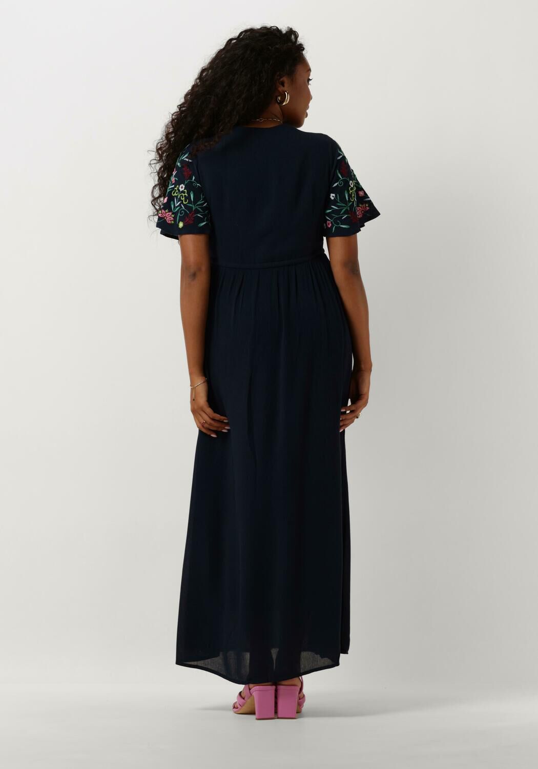 Y.A.S. Dames Jurken Yaschella Ss Maxi Dress Donkerblauw