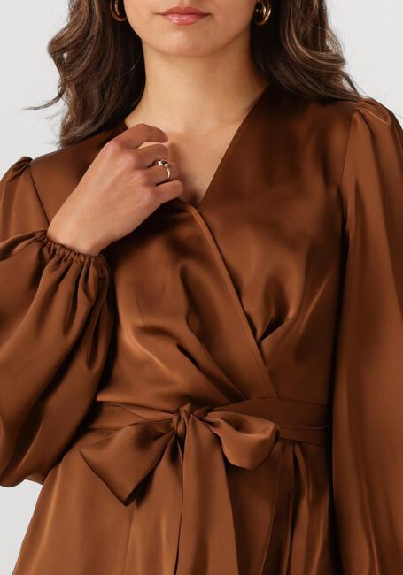Bruine NOTRE-V Midi jurk NV-GEMA - large