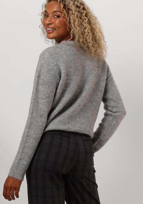 Lichtgrijze COPENHAGEN MUSE Trui CMDIAMOND-PULLOVER - large