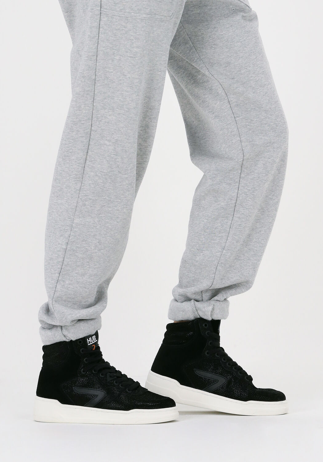 Zwarte HUB Hoge sneakers COURT-Z HIGH - large