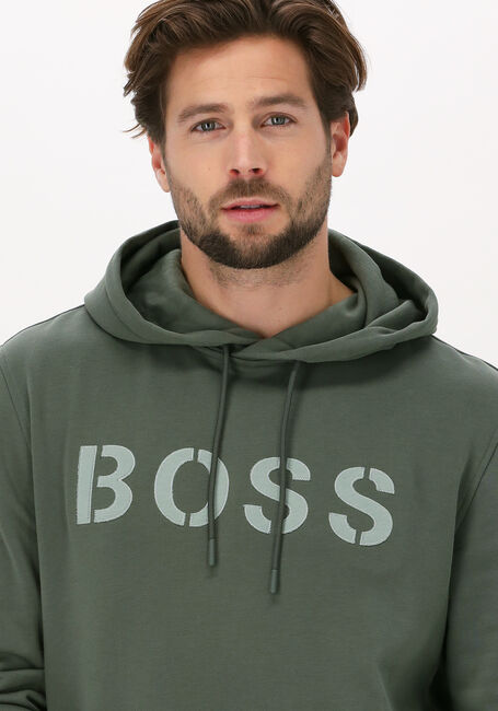 Donkergroene BOSS Sweater WETRY 10230209 - large