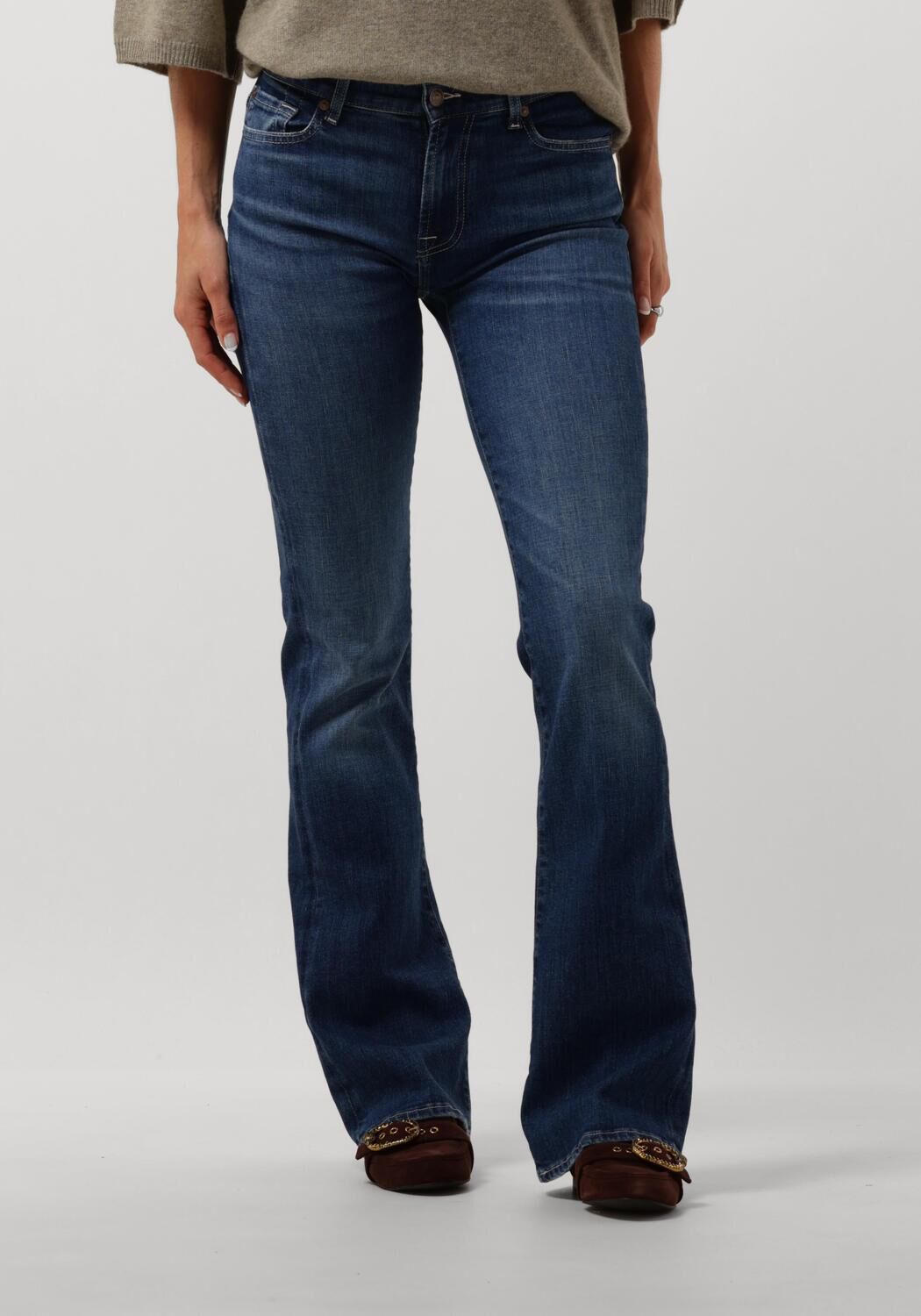 7 For All Mankind Blauwe Skinny Jeans Damesmode Blue Dames