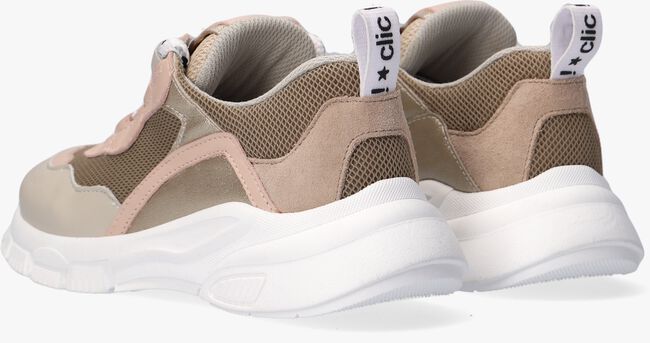 Beige CLIC! CL-20309 Lage sneakers - large