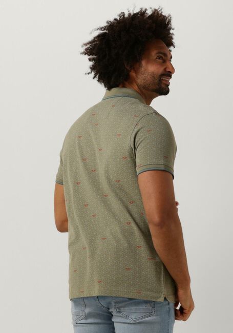 Olijf PME LEGEND Polo SHORT SLEEVE POLO FINE PIQUE ALL OVER PRINT - large