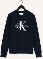 Blauwe CALVIN KLEIN Sweater ICONIC MONOGRAM CREWNECK Blauwe CALVIN KLEIN Sweater ICONIC MONOGRAM CREWNECK - medium