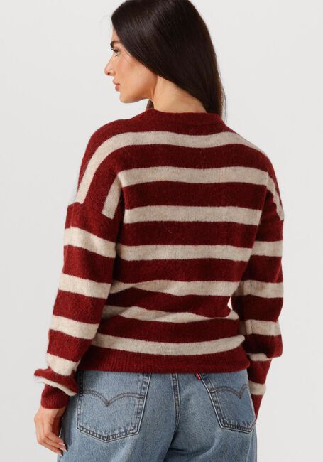Bordeaux MSCH COPENHAGEN Trui MSCHFESTINA HOPE PULLOVER STP - large