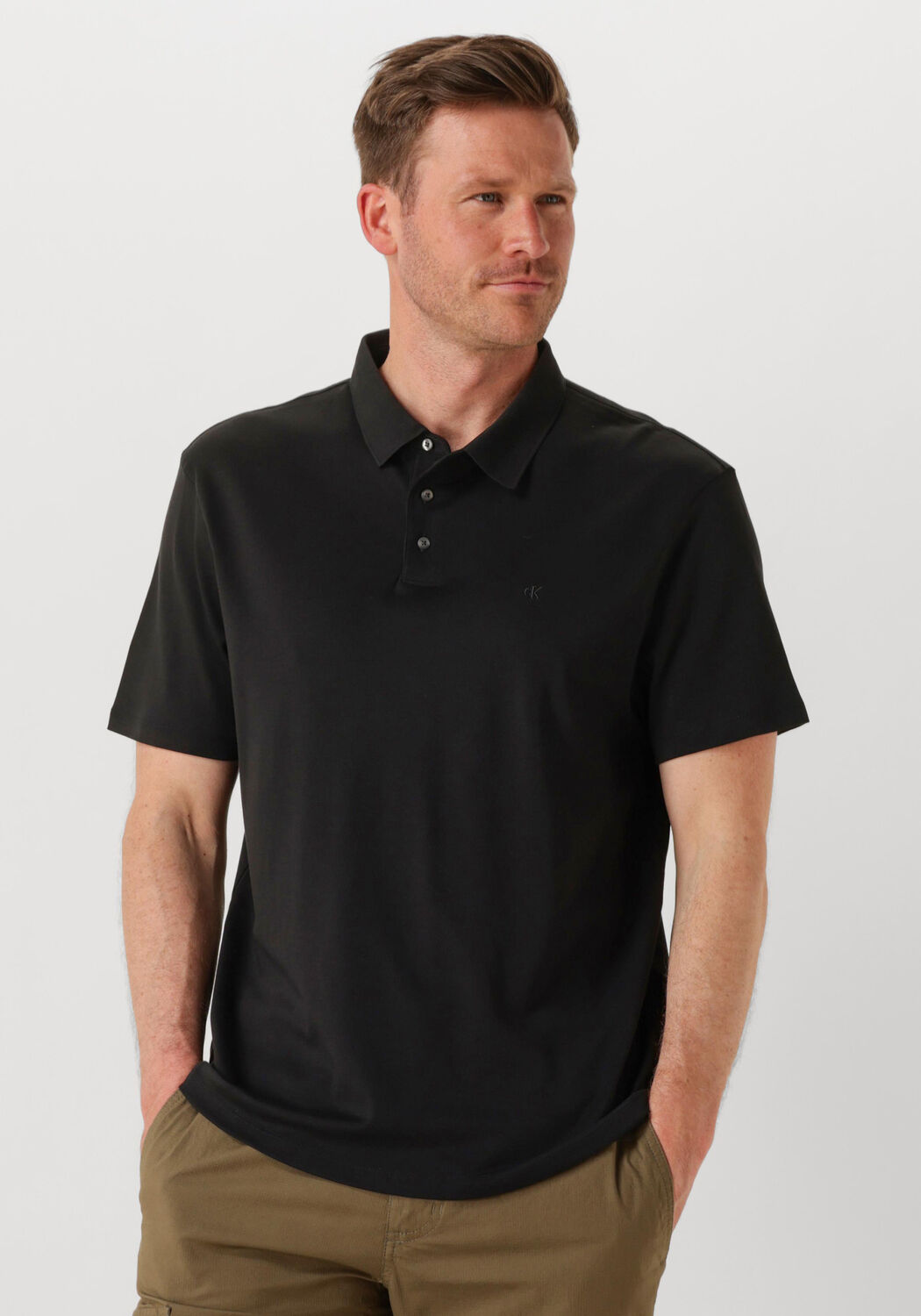 Calvin Klein Jeans Polo Shirt Korte Mouw SS SUPIMA CHEST EMB LV04LB276