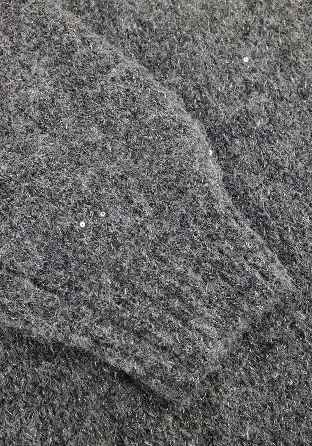 Grijze OBJECT Trui OBJNAN L/S LOS KNIT PULLOVER 141 DIV - large