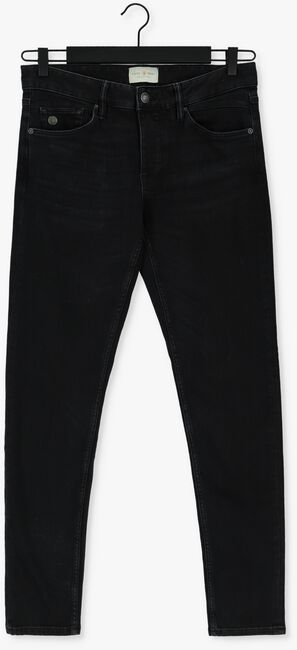 Zwarte CAST IRON Slim fit jeans RISER SLIM COMFORT BLACK DENIM - large