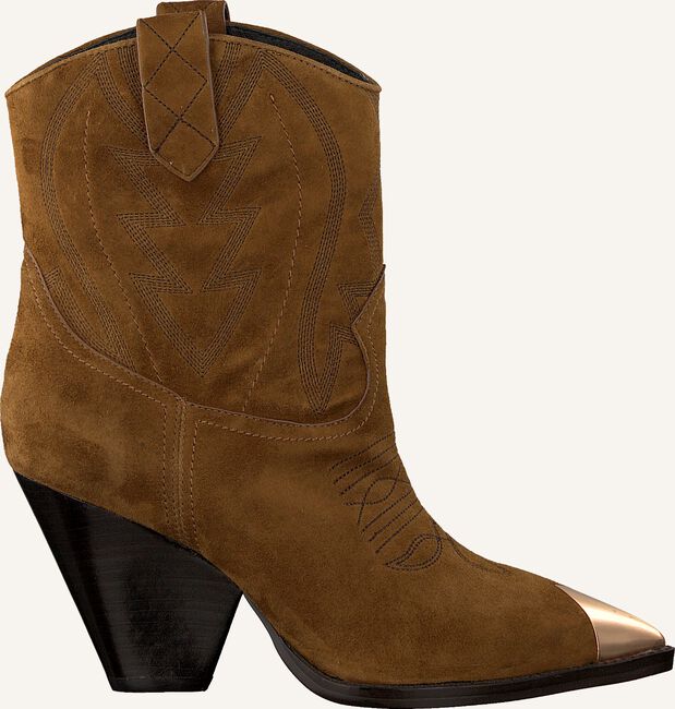 Cognac LOLA CRUZ Enkellaarsjes 293T30BK Cognac LOLA CRUZ Enkellaarsjes 293T30BK - large