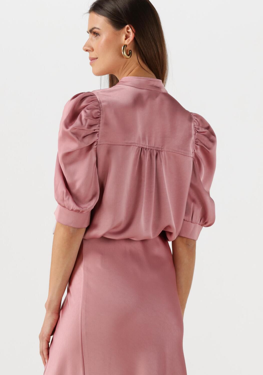 NEO NOIR Dames Blouses Roella Heavy Sateen Blouse Roze