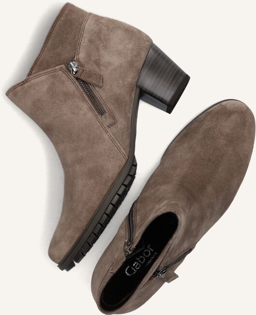 Taupe GABOR Enkellaarsjes 603.1 Taupe GABOR Enkellaarsjes 603.1 - large
