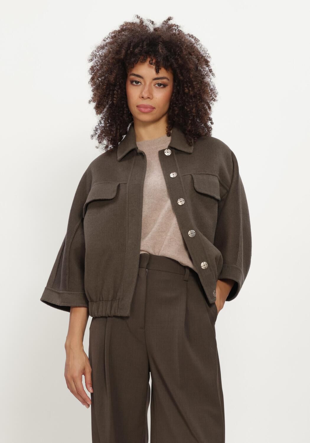 IBANA Dames Jassen Janouk Bruin