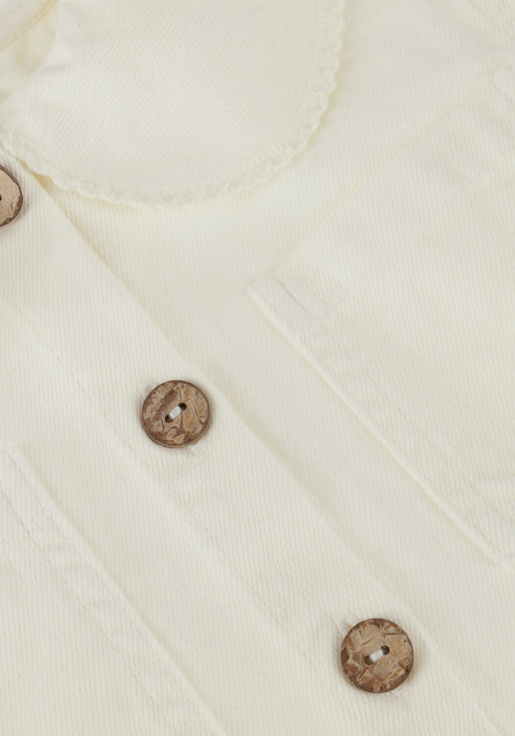 Witte PLAY UP Zomerjassen TWILL JACKET - large