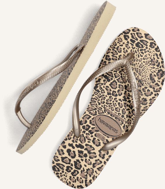 Gouden HAVAIANAS Teenslippers KIDS SLIM ANIMALS Gouden HAVAIANAS Teenslippers KIDS SLIM ANIMALS - large
