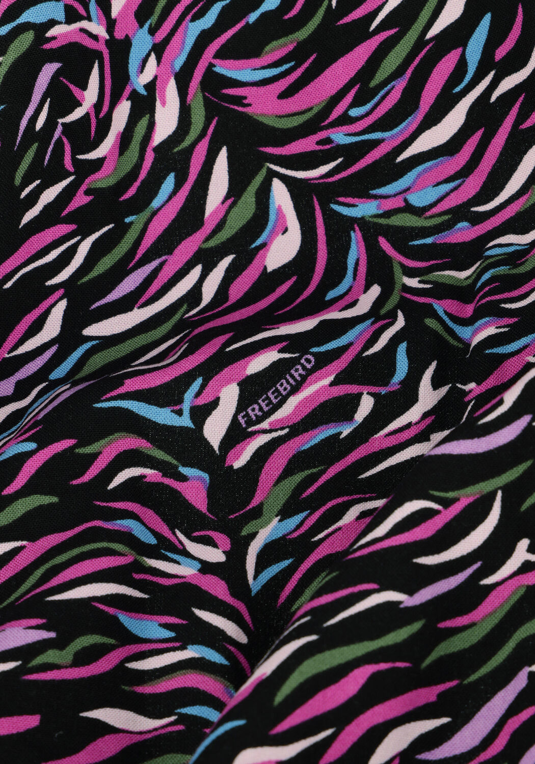 Zwarte FREEBIRD Mini jurk ROWENDA - large