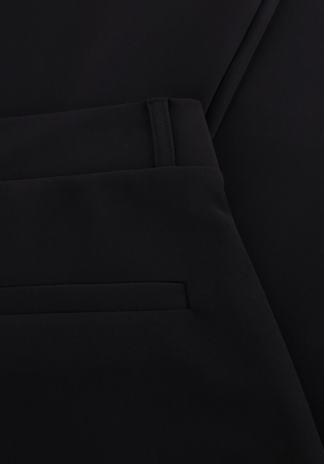 Zwarte STUDIO ANNELOES Pantalon ANNE BONDED TROUSERS - large