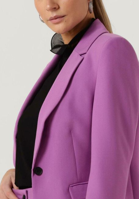 Paarse JANSEN AMSTERDAM Blazer WQ238 WOVEN BLAZER WITH LONG SLEEVE - large