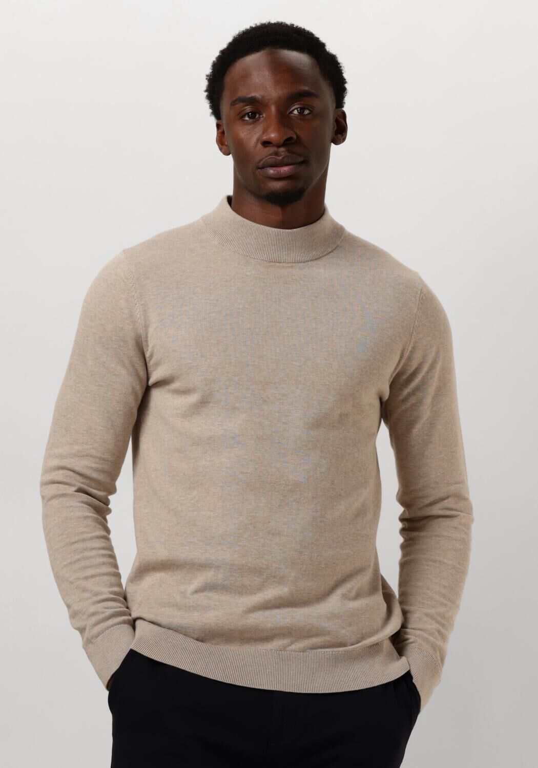 Saint Steve Heren Truien Vesten in Zand Beige Heren