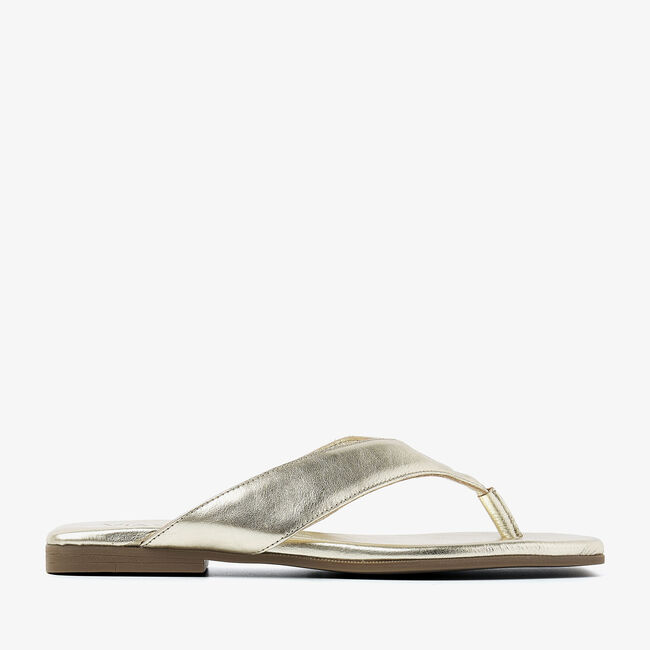 Gouden VIA VAI Slippers KIKI BERRY - large