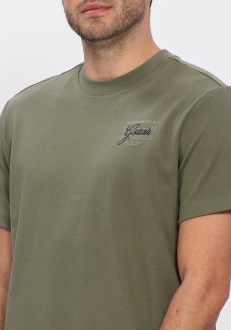 Groene G-STAR RAW T-shirt SCRIPT GR R T - large