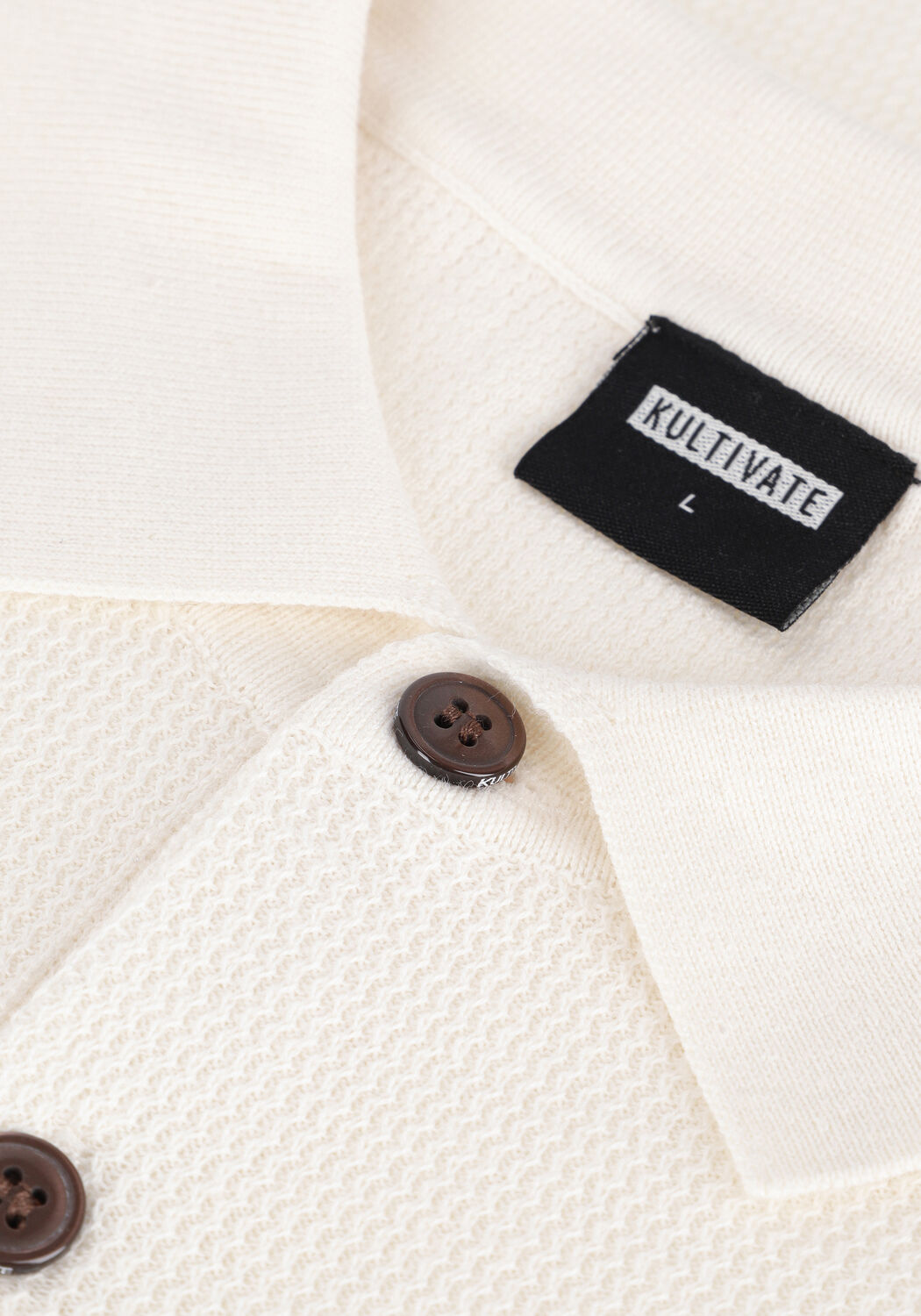 Ecru KULTIVATE Polo PL PABLO - large