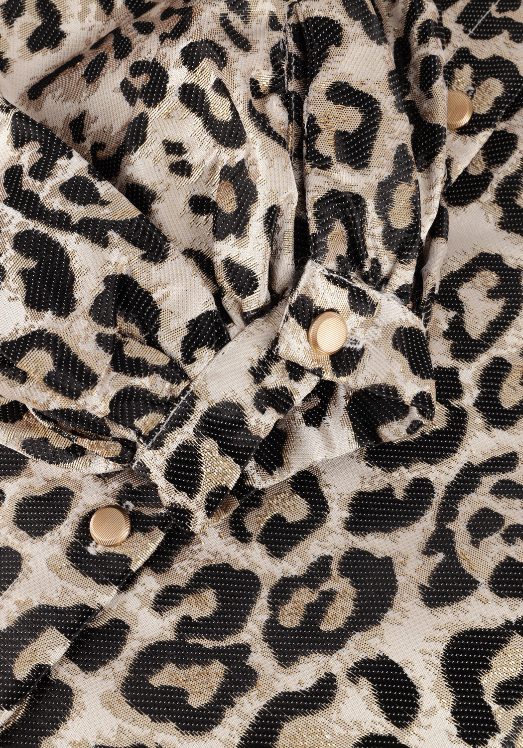 Gouden NUKUS Blouses LETTIE BLOUSE PANTER - large