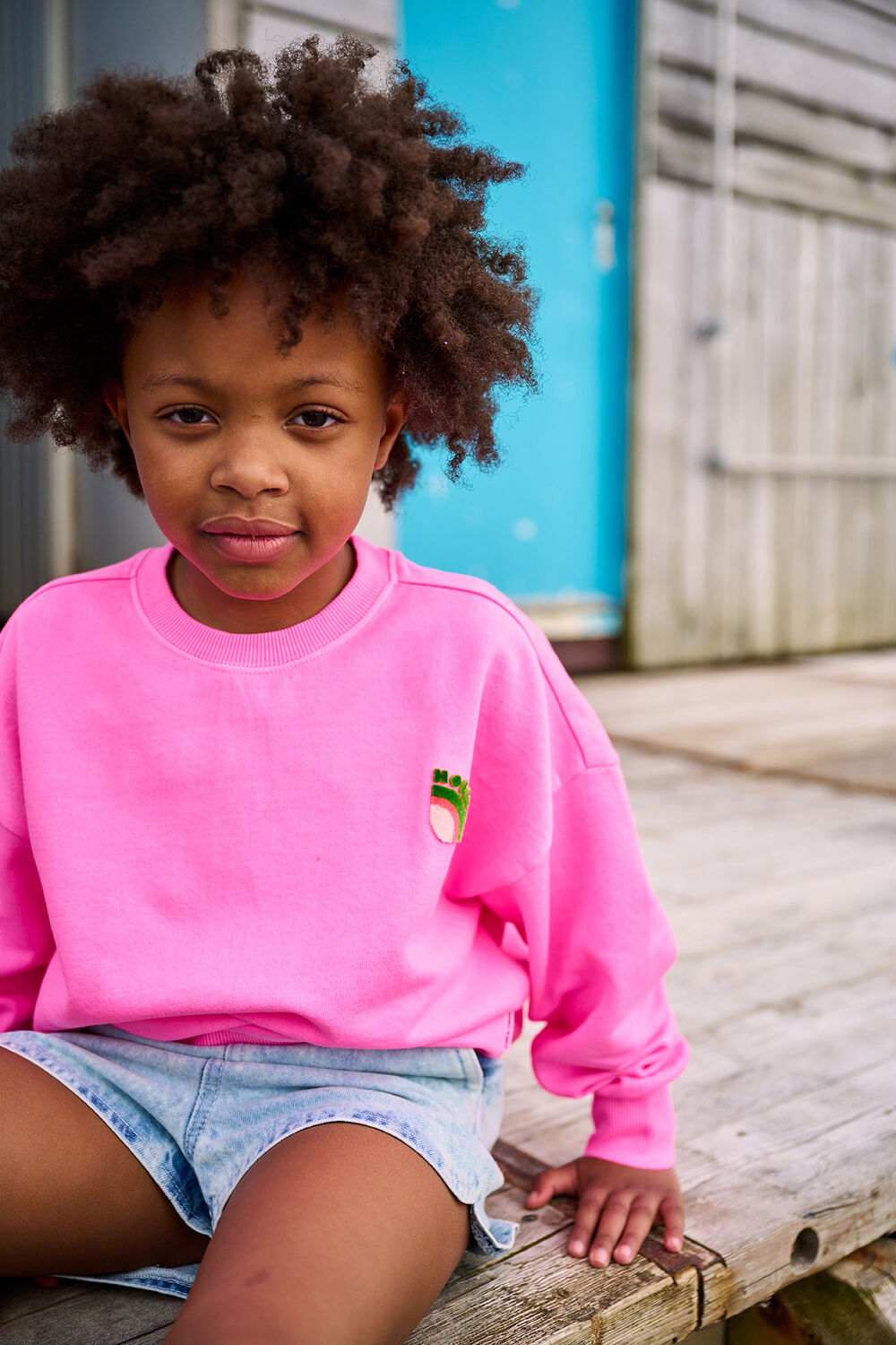 Blauwe TUMBLE 'N DRY Shorts JOIE SHORT - large