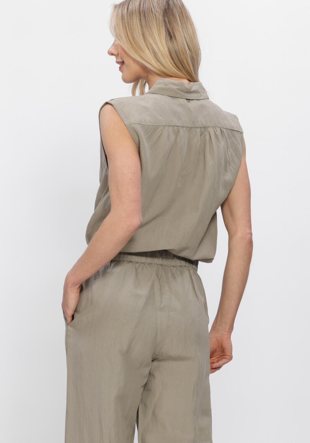 Groene CIRCLE OF TRUST Blouses BOWIE BLOUSE - large