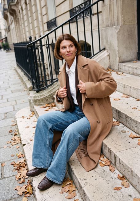 Camel BEAUMONT Mantel MARIAH LONG COAT - large