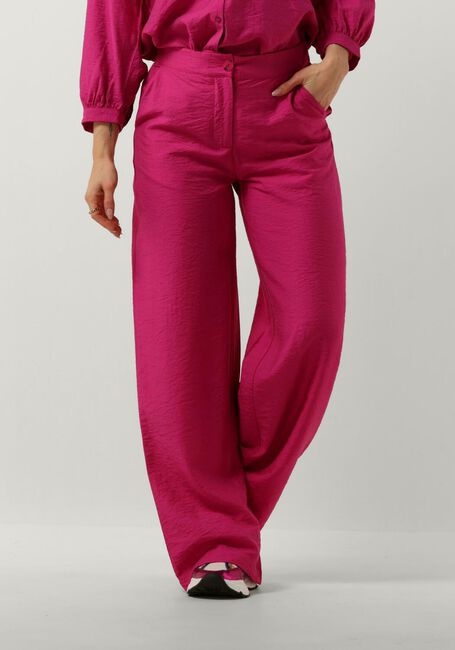 Roze POM AMSTERDAM Wijde broek FUCHSIA PANTS - large