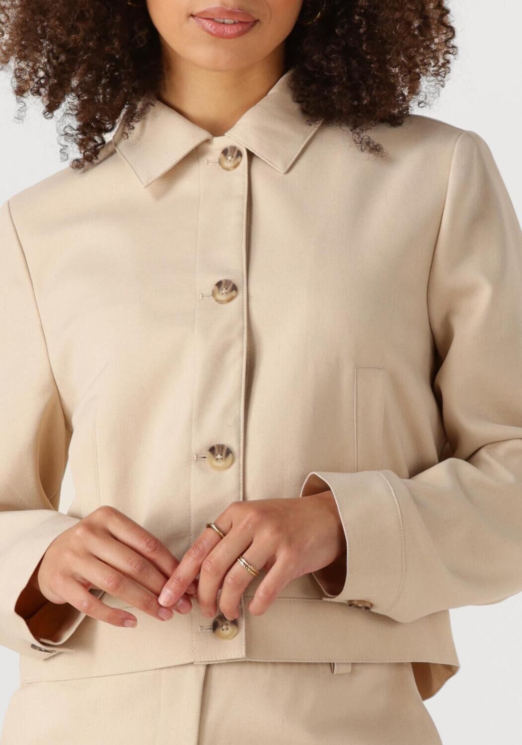 MODSTRÖM Modström Dames Jassen Normamd Jacket Beige
