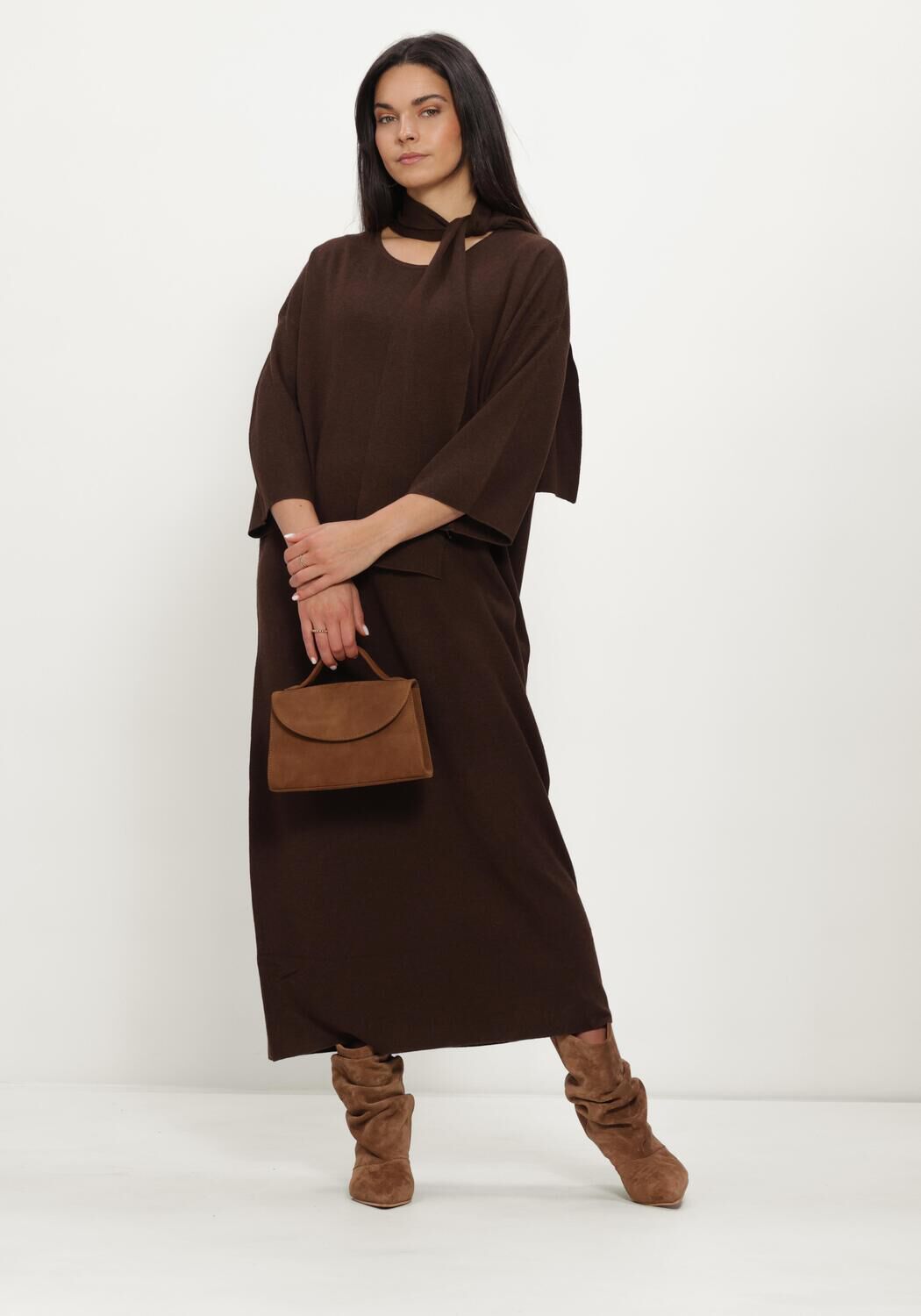 AIMEE THE LABEL Dames Jurken Cannesw6 Dress Bruin