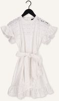 Witte COLOURFUL REBEL Mini jurk JAGGER BRODERIE ANGLAISE RUFFLE MINI DRESS Witte COLOURFUL REBEL Mini jurk JAGGER BRODERIE ANGLAISE RUFFLE MINI DRESS - medium