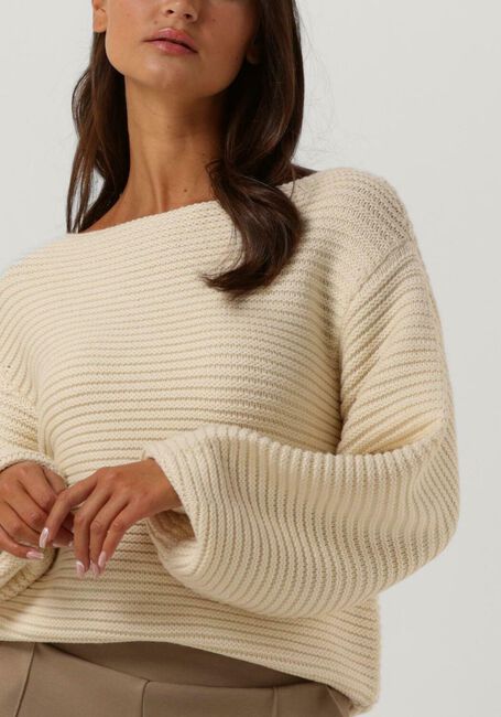 Witte SIMPLE Trui KELSEY KNIT-WO-22-3 - large