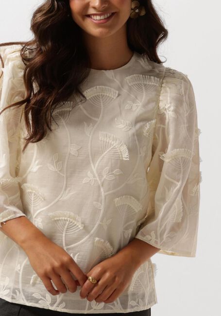 Ecru MINUS Blouses PIPER ROUND NECK BLOUSE - large
