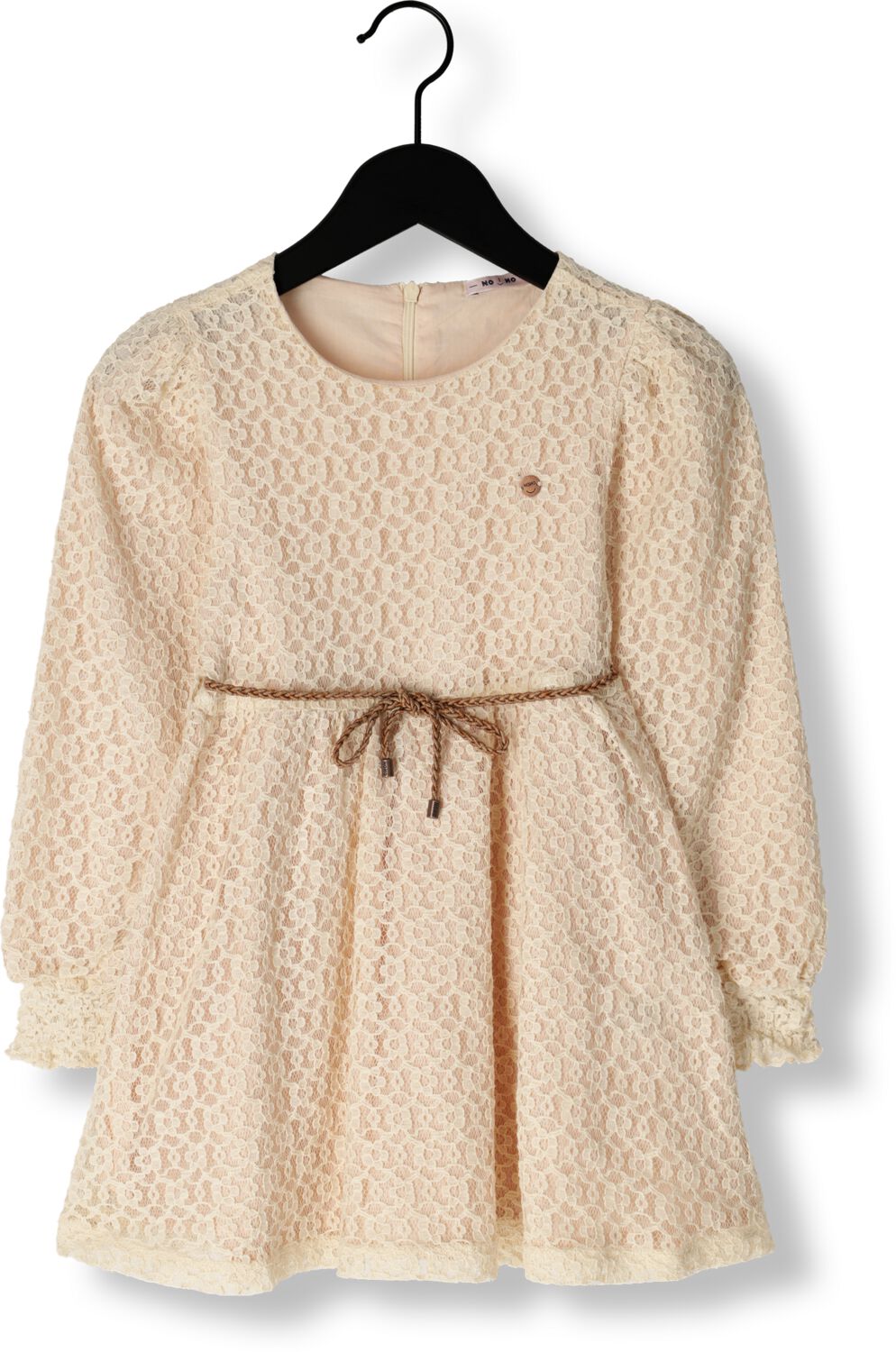 NONO Meisjes Jurken Milly Lace Dress Beige